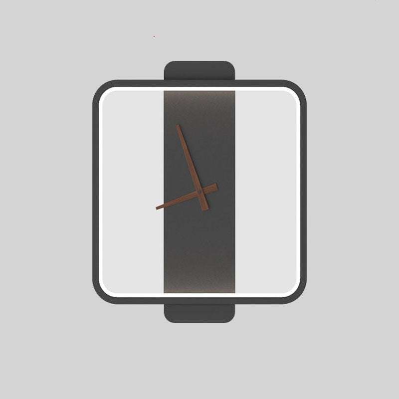 Nordic Wall Lamp Bedroom Bedside Lamp Clock Modeling Lamp