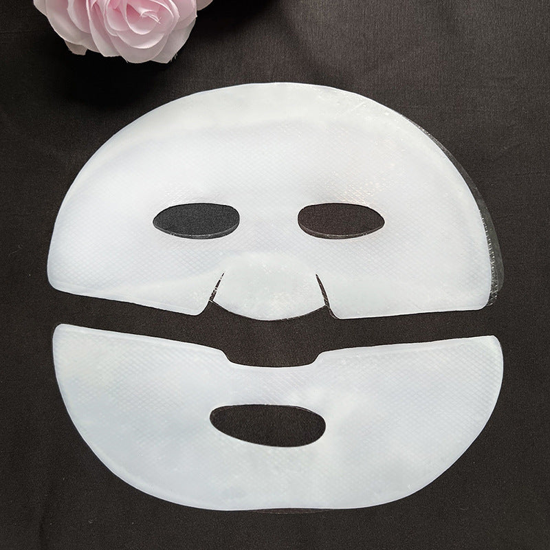 Collagen Crystal Jelly Skin Moisturizing Mask with split upper and lower design.