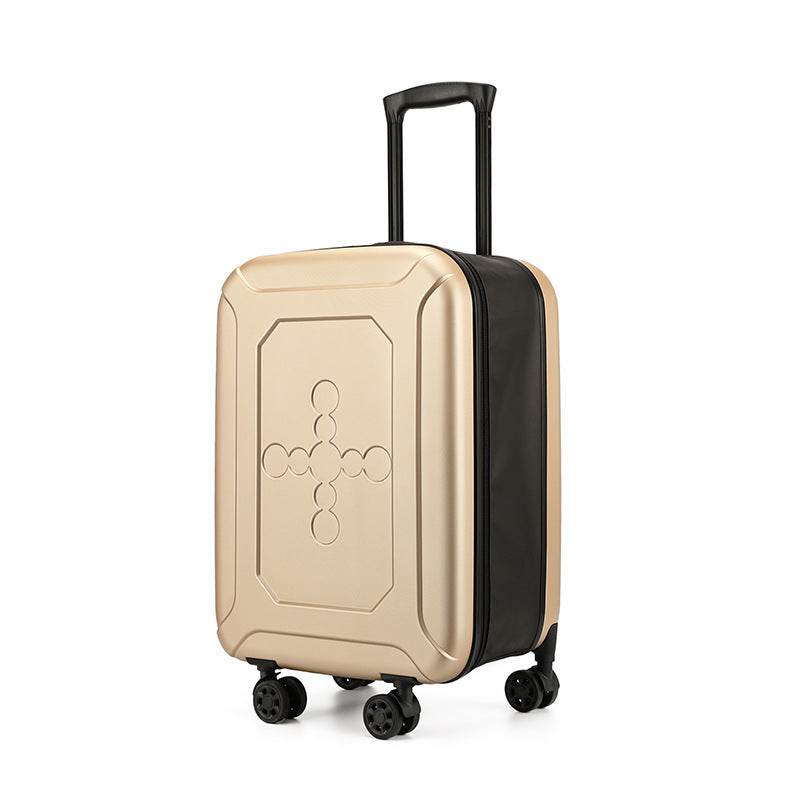 Foldable luggage with universal wheels and telescopic handle, lightweight and durable, suitable for leisure travel.