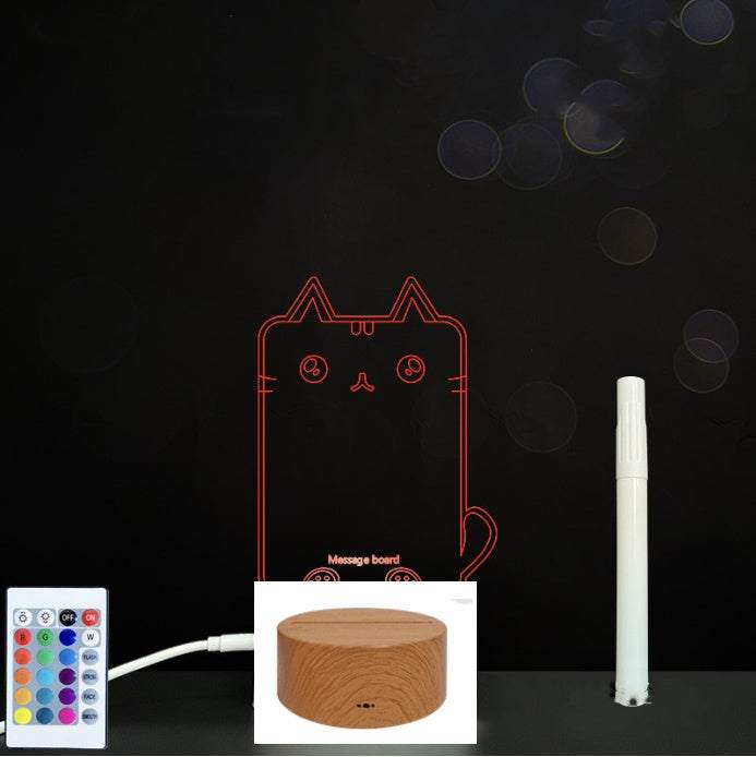 3D Acrylic Board Handwriting Message Board LED Light