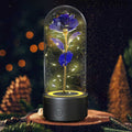  Black Base Purple Flower