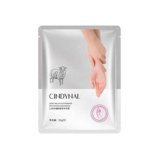 Moisturizing hand mask with goat milk and niacinamide, 35g packaging.